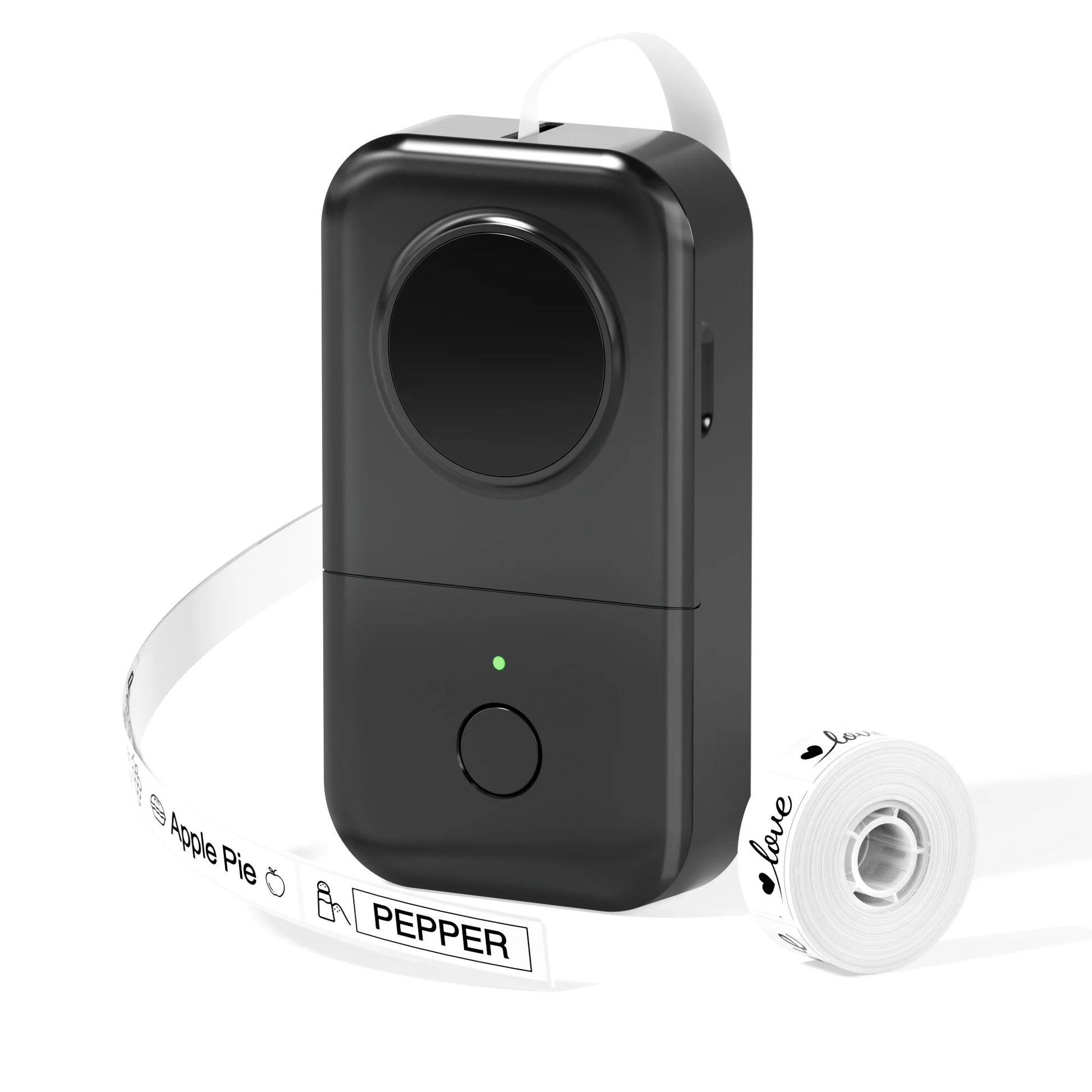 D30 Smart Label Maker – Bluetooth Thermal Printer with Tape | Portable & Wireless (Black)