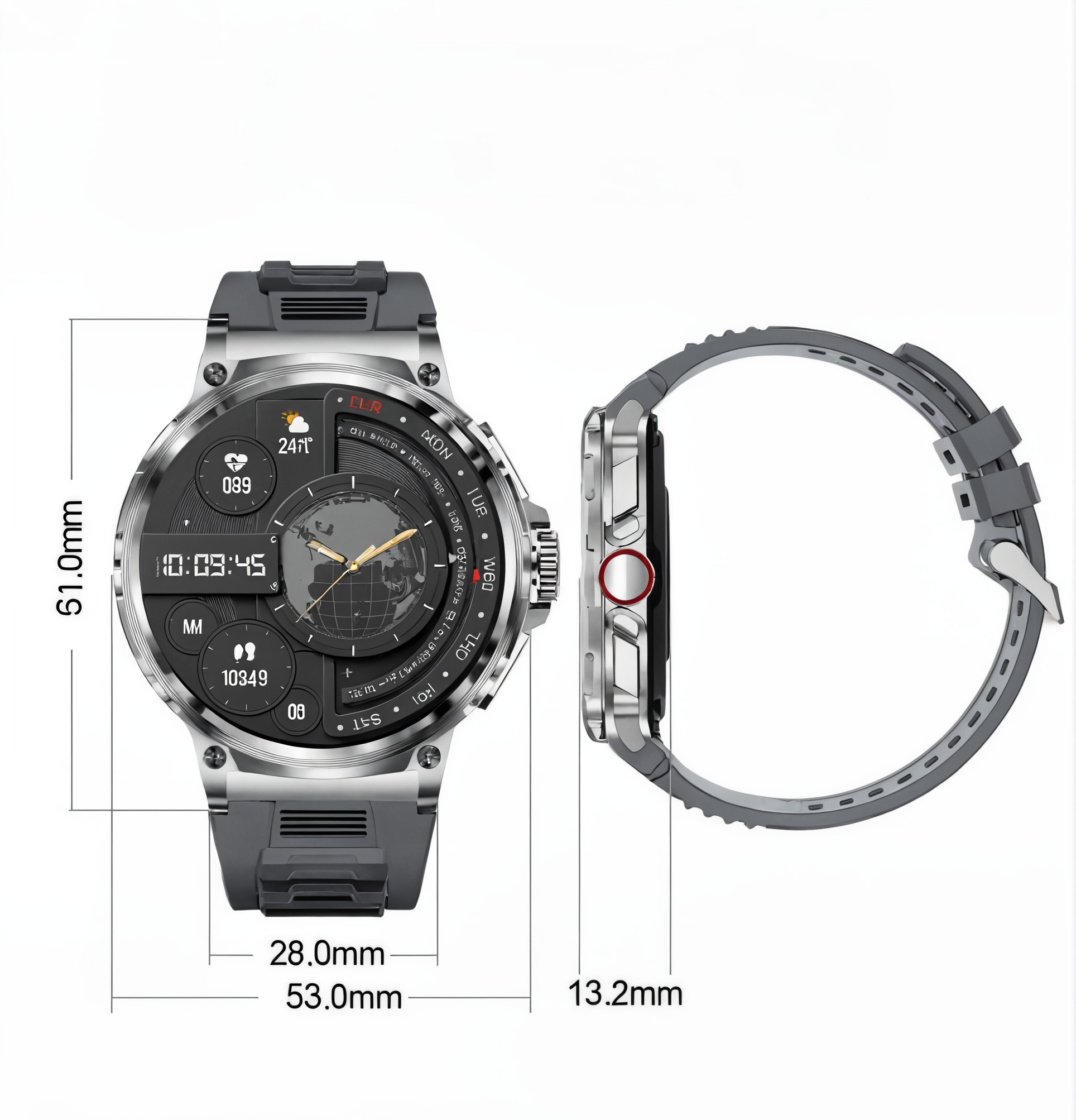 Ultra HD Smartwatch GPS Bluetooth